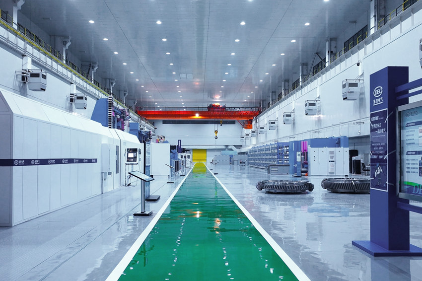 国内首个燃机智慧制造基地轮盘智能加工产线。于喜宝供图